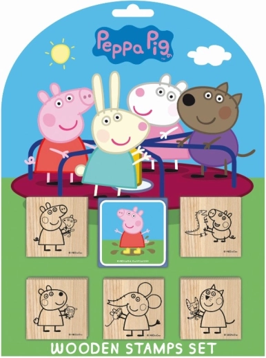 Zestaw pieczątek ze Świnką Peppą