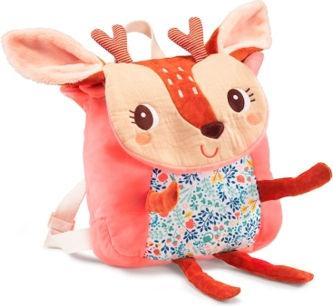 Miękki dziecięcy plecaczek jelonek STELLA – Lilliputiens