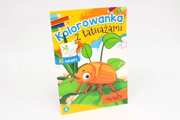 OwadOK tattoo – kolorowanki i zmywalne tatuaże z motywami owadów