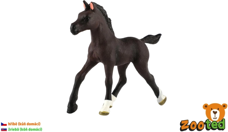 Źrebię konia domowego – plastikowa figurka 11 cm - 1 sztuka
