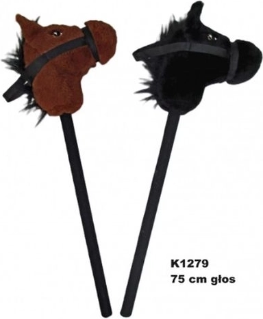 Konik na kiju ze dźwiękiem 75 cm