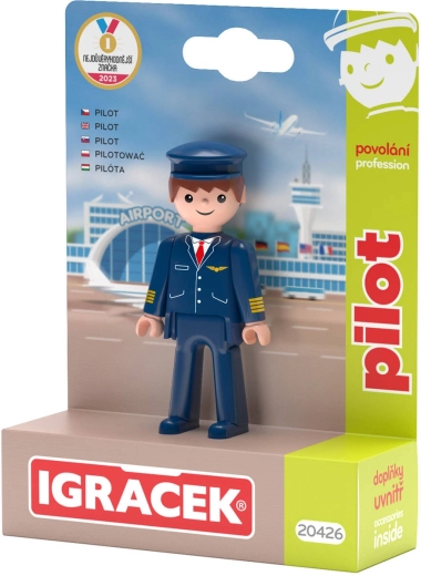 Efko Igráček pilot – figurka z akcesoriami