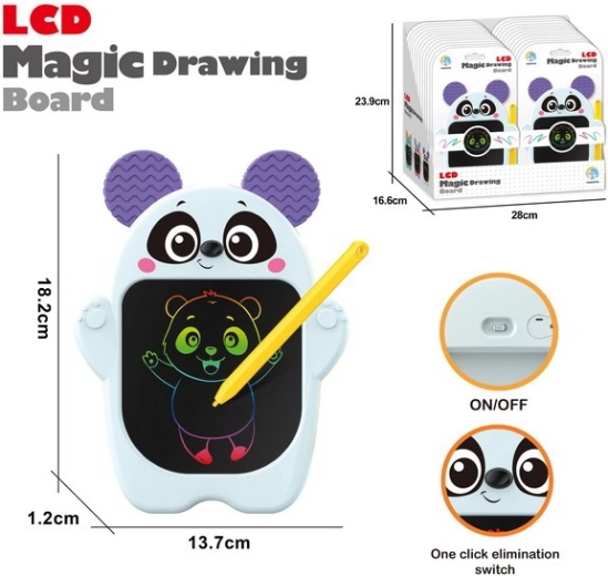 Rysunkowa tabliczka LCD panda 18,2 × 13,7 cm