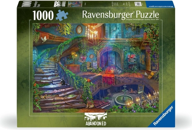 Puzzle Ravensburger Abandoned: Wolne pokoje w hotelu 1000 elementów