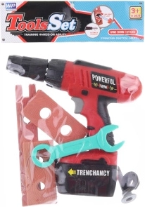 Dziecięca wiertarka akumulatorowa z akcesoriami