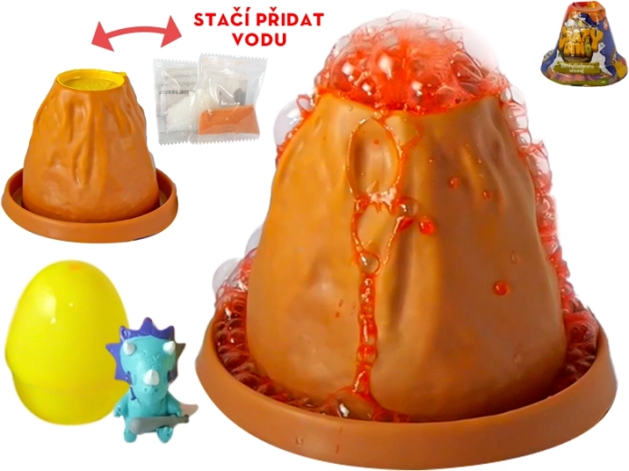 Interaktywna wulkaniczna zabawka z dinozaurem Crazy Dino