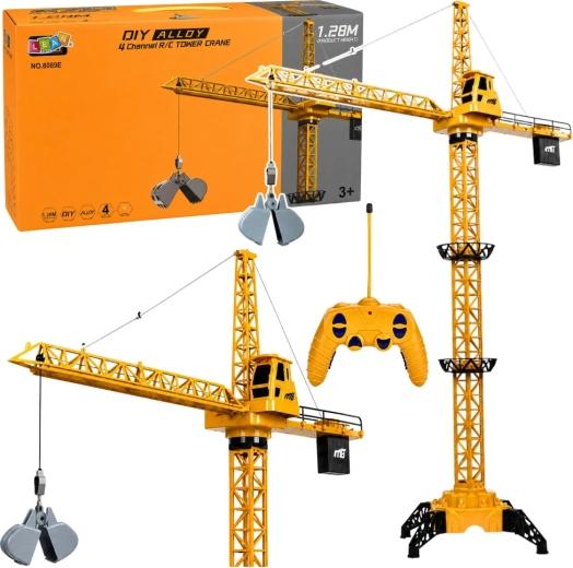 Dźwig budowlany sterowany przewodowo z kablem 71 cm