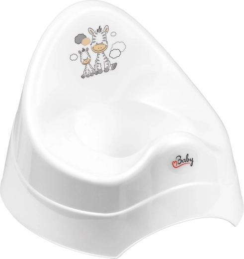 Maltex nocnik z muzyką Zebra biały