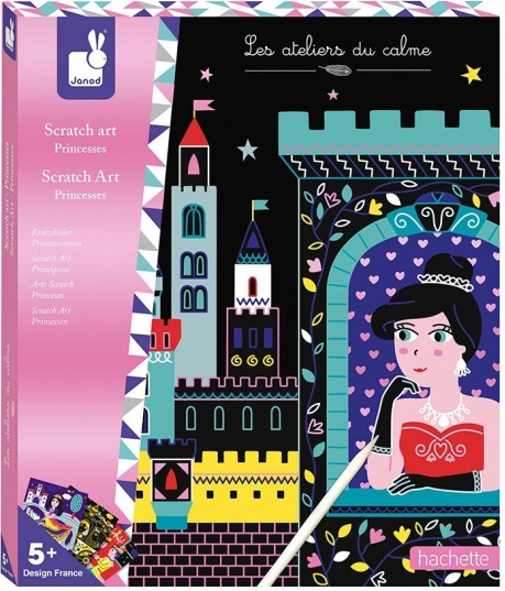 Zestaw zdrapywanek z księżniczkami – JANOD