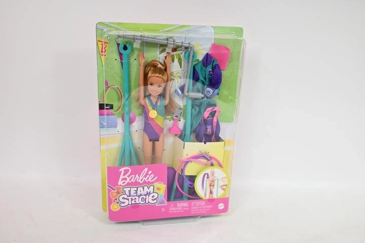 Barbie team Stacie – zestaw gimnastyczny z drążkiem i akcesoriami