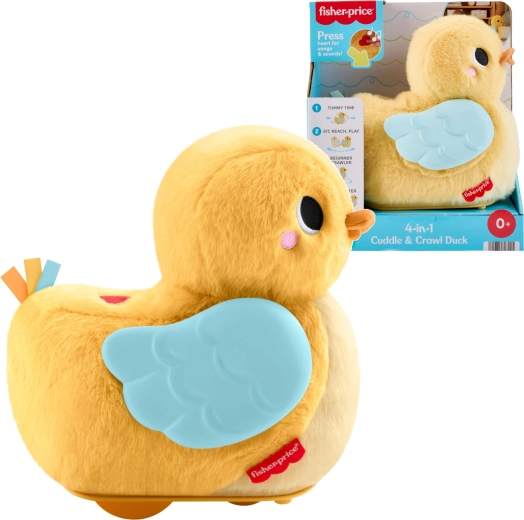 Fisher-Price jeżdżąca kołysząca się kaczuszka 4 w 1 wspierająca raczkowanie