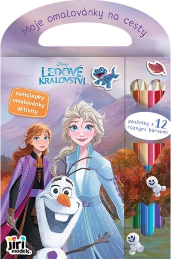 Moje kolorowanki podróżne Kraina Lodu