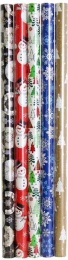 Świąteczny papier do pakowania prezentów w roli 2 m