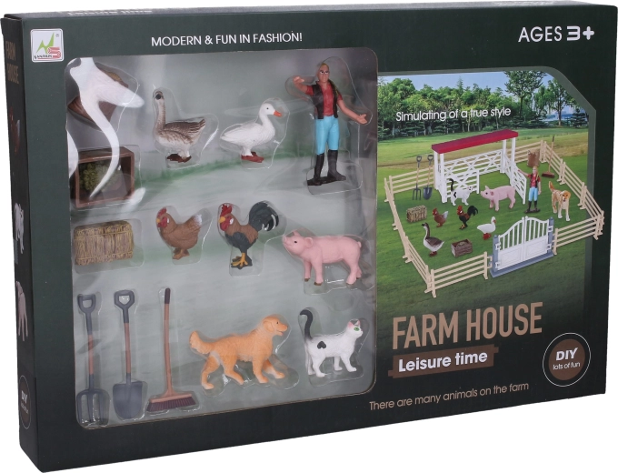 Zestaw farma z figurką 8 cm