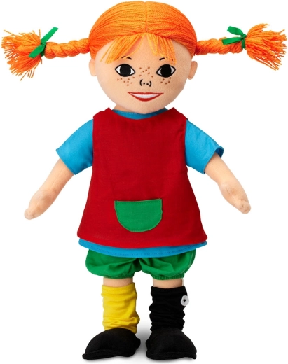 Micki Pippi Pończoszanka miękka materiałowa lalka 40 cm