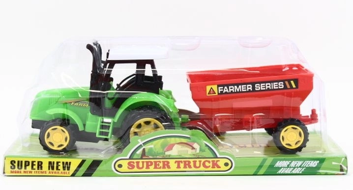 Traktor z przyczepą