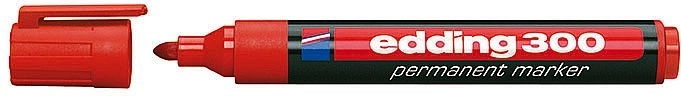 Marker przemysłowy EDDING 300 – Czerwony