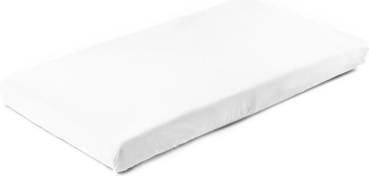 Prześcieradło frotte do łóżeczka dziecięcego New Baby 160 × 80 cm białe