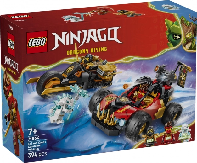 LEGO NINJAGO wielofunkcyjne pojazdy Kaia i Cole’a