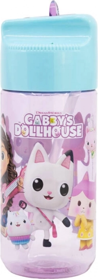 Dziecięca butelka na wodę ze słomką Gabby's Dollhouse
