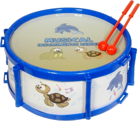 Dziecięcy bębenek z motywem morskim 19 cm