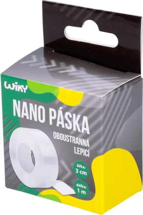 Dwustronna przezroczysta taśma nano