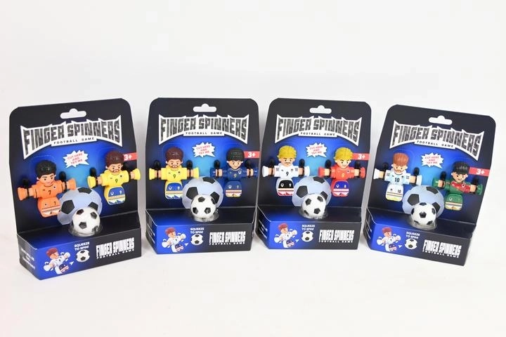 Finger spinners – stołowy mini piłkarzyki na palce – 2 zawodnicy i piłeczka