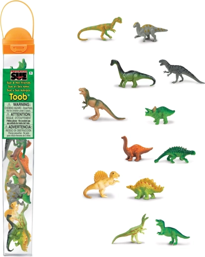 Safari Ltd. TOOBS tuba dinozaury – Sue i jej przyjaciele