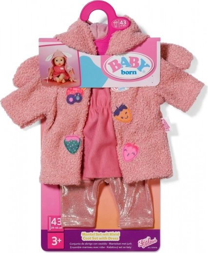 BABY born płaszczyk i sukienka dla lalki 43 cm