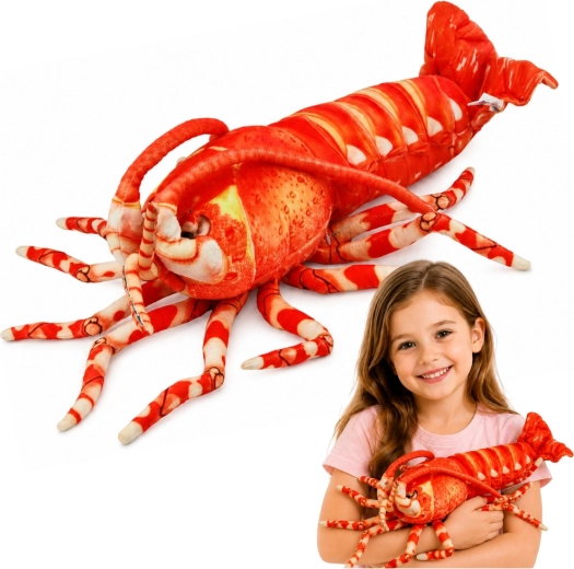 Pluszowa krewetka – duża przytulna morska maskotka 55 cm