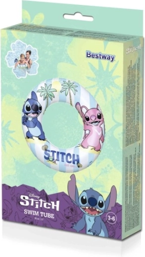 Nadmuchiwana obręcz do pływania DISNEY STITCH 56 cm dla dzieci