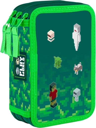 Trzypoziomowy piórnik szkolny Playworld bez wyposażenia