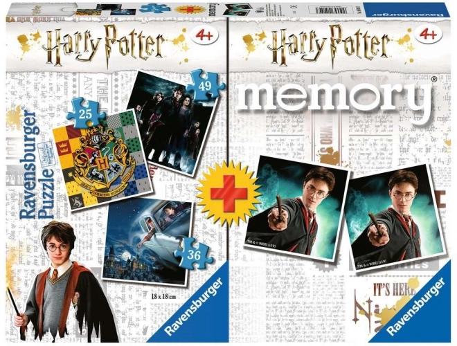 Ravensburger puzzle Harry Potter 3w1 dla dzieci