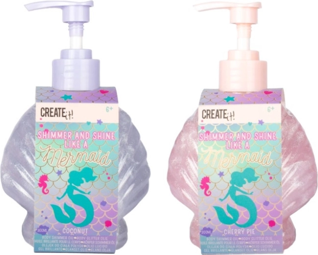 Create It! brokatowy żel do ciała Mermaid