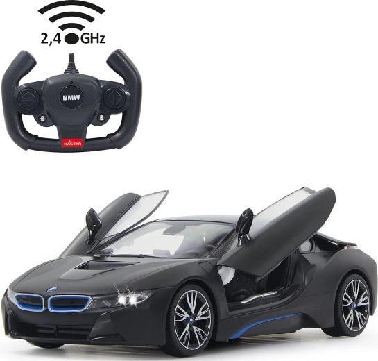 Jamara BMW i8 RC samochód 1:14 czarny 2,4 GHz