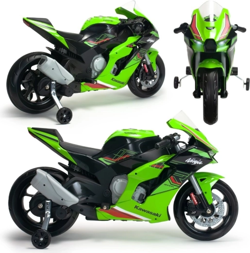 Dziecięcy motocykl elektryczny INJUSA Kawasaki Ninja 12V