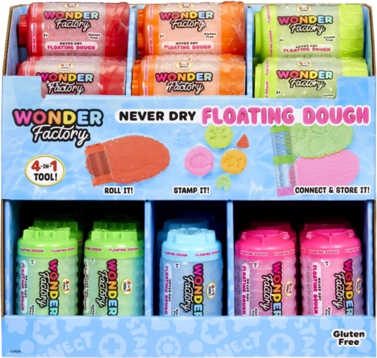 Wonder Factory piasek do formowania i masa Never Dry – 1 sztuka