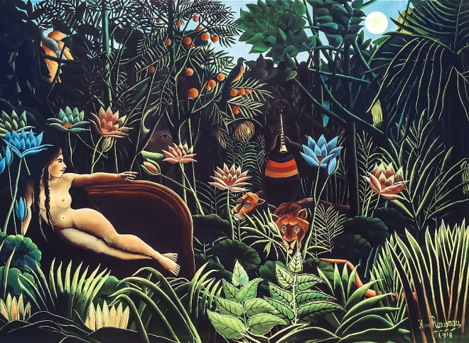 Drewniane Puzzle Art: Henri Rousseau - Sen 200 Części
