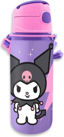 Aluminiowa butelka na napoje 600 ml KUROMI