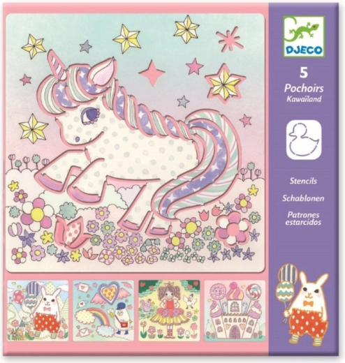 Szablony Djeco Kawaii Land