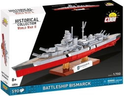 Zestaw konstrukcyjny pancernika BISMARCK 1:700 (590 elementów)