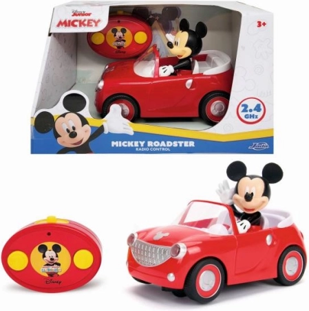 Rc auto mickey roadster na zdalne sterowanie 2,4 ghz – czerwone