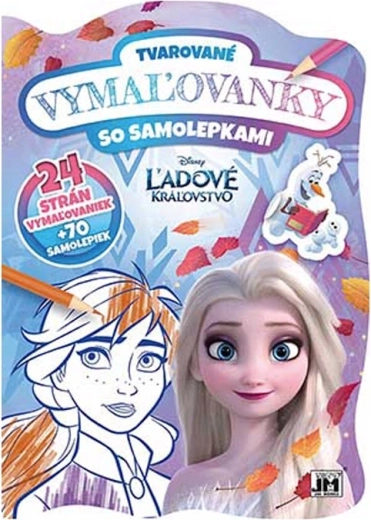 Omalowanki o nietypowym kształcie Kraina Lodu