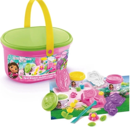 Plastikowy zestaw Domek Kota Gabi – Bajkowy ogród