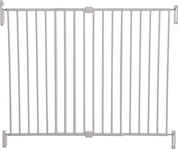 Barierka bezpieczeństwa DREAMBABY Broadway, 2‑częściowa, ekstra szeroka, 76–134,5 cm, biała