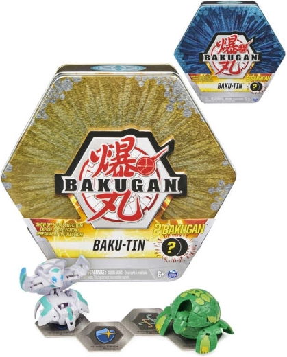 Spin Master Bakugan metalowe pudełko z ekskluzywnym Bakuganem i akcesoriami