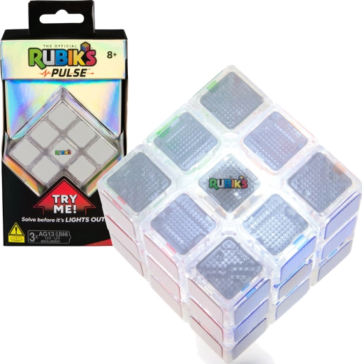 Rubik's Pulse świecąca elektroniczna łamigłówka 3x3