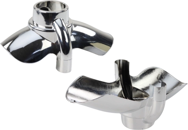 Srebrne plastikowe błotniki do modelu PRO700