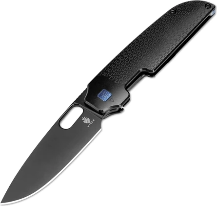 Kizer Varatas – składany nóż kieszonkowy, czarny tytan, głownia 8,3 cm