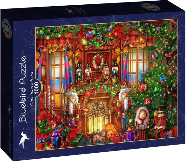 Puzzle Bluebird Świąteczna dekoracja wnętrza 1000 elementów